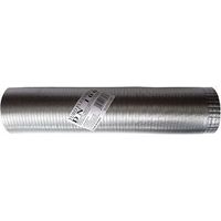Tubo fumi flessibile estensibile alluminio naturale 140 mm da 0,5 a 3 mt