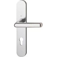 Ensemble sur plaques ARLES type clé I finition argent HOPPE 596171