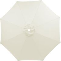Parasol de remplacement pour parasol déporté de 3,0 m², pour terrasse, jardin, plage, protection UV