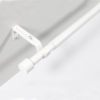 Gardinenstange ausziehbar Flexa Weiß-matt Endstück Kappe 16/19mm 160-300cm