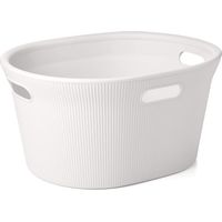 Cesta ropa Baobab blanco pergamon Tatay 52x42x26 cm - 10420.01