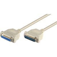 Cable de extensión MicroConnect D-SUB de 25 pines de 3 m