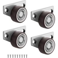 Roulettes Roulette Meubles, Roulettes pour Meubles, Pivotante Roulettes Meubles, 4 Pièces Universelles Roulettes Fixes pour Meubles Amovibles Roulettes Pivotantes, Petites Rotatives