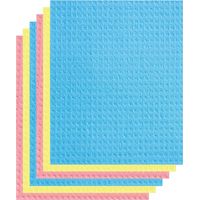 Swedish Dishcloth - Cellulose Cleaning Cloth - 17 x 19 cm - Biodegradable Reusable Kitchen Cloth - Pack of 10