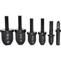 6-teiliges Crimpwerkzeug-Bohrer-Set, manuelles Kupferrohr-Crimpwerkzeug-Bohrer – Lagerstahl-Bohrer-Expander mit 7/8 Zoll, 3/4 Zoll, 5/8 Zoll, 1/2 Zoll, 3/8 Zoll, 1/4 Zoll Bisschen