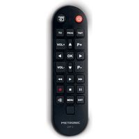 Metronic 495380 TCDE ZAP2 - Télécommande universal pour TV et DVB-T, noir