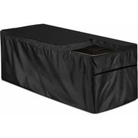 Housse de coffre de jardin : Housse de protection pour mobilier de jardin, imperméable et résistante aux UV, idéale pour un coffre de jardin de rangement.