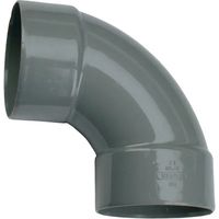 PVC-Bogen Wavin 3026052 Doppelmuffe 87°30
