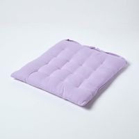 HOMESCAPES Stuhlkissen mauve einzeln