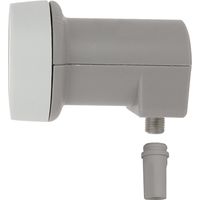 Tête de parabole universelle HD 4K – Compatible ASTRA 19,2° et EUTELSAT 5W – Fréquences 10,70 à 12,75 GHz – Facteur de bruit 0,3 dB – Sedea