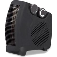 Volteno Thermoventilateur Modèle Élégant Noir Portable