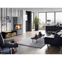 Olsberg Kaminofen OSORNO 8 kW Ofen Kamin Holzofen Bausatz Kalkstein/gebürstet