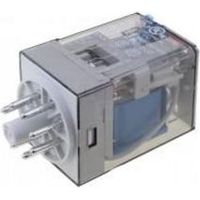 RELAIS FINDER 12Vdc 2Cts mit Drucktastentest 10A/250Vac 60129012.0040
