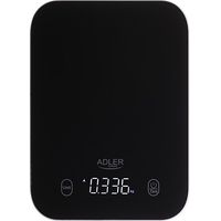 ADLER BALANCE DE CUISINE, PRÉCISION 1 G, ASPECT NOIR ÉLÉGANT AD 3181 BLACK