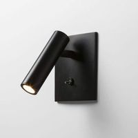 Applique murale LED encastrable, lampe de chevet, petit spot, spot orientable 3 W, noir