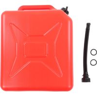 Gas Can 5.2 Gallon 20L Jerry Can Fuel Container High Strength Flame Retardant HDPE with Scale Non Static Food Grade