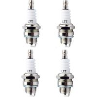 Lot de 4 bougies d'allumage L7T Universelles de Rechange l7t Bougie Tronconneuse Bougie D'allumage Remplacemen pour Tondeuse à Gazon Moteurs à 2 Temps
