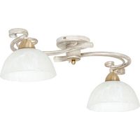 Lampada da soffitto AURORA di color bianco shabby in stile country