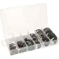 KOTARBAU Lot de 300 anneaux de serrage E-Clip de 1,5 à 22 mm