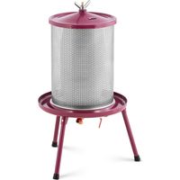 Hidroprensa - acero inoxidable / hierro - 40 L - 3 bar - incluye 5 paños de