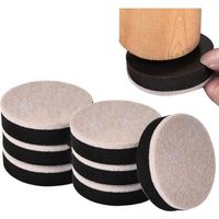 Rehausseurs de Meubles Autocollants 10 Pièces Rehausseur Pieds de Lit et Meuble Réhausseur Pied de Table rehausseur de Lit Rond Rehausseur Pied de Chaise Pieds de Lit Furniture Rond
