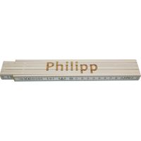 Zollstock Philipp 2 m weiß Zollstock
