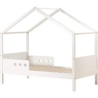 Letto per Bambini Rebecca Mobili Duhat 151x170x86 Pino Bianco Marrone Chiaro Scandinavo