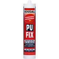 Pegamento de poliuretano transparente Fix Cartucho 310ml - Soudal