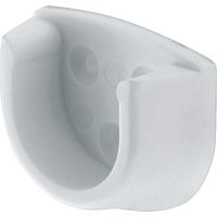 Support Tube Armoire Blanc Fixation Robuste Pour Tringle De Penderie 20mm - Hafele France