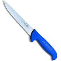 Fleischermesser zum Stechen, gerade, 21 cm, blau, ErgoGrip