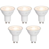 5er-Set GU10 50mm LED-Glühbirnen Klar 7,5W 800 lm 3000K