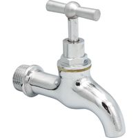 Auslaufhahn 1/2 Zoll aus Messing verchromt