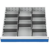 Bedrunka+Hirth Schubladeneinteilung R 24-24 mit Metalleinteilung für Front 150 mm - 135A