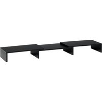 Vinsetto Monitor Stand Screen Riser w/ Adjustable Length for Two Laptop Max