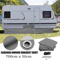 Caravan Awning Mud/Draught Skirt 7m X 50cm Wheel Arch Covers Motorhome Campervan