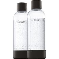 Mysoda - Pack de 2 bouteilles noires 1L