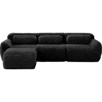 Canapé Cloud Sofa modular doux Plush Noir 291 x 179 x 73 cm ZIPSOFA Canapé Canapé