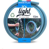 Idroeasy Armadillo Drinky Flex 15 Metri, Tubo da Giardino,Tubo Acqua Giardino Atossico Super Leggero, Canna Irrigazione Anti Nodo e Anti Torsione Made in Italy