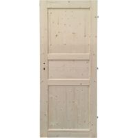 porta "normandia" reversibile in abete, 80x200 cm