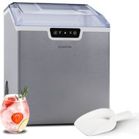 Klarstein Machine a Glacons, Machine à Glacons pour la Maison, Machine a Glacon 3,2 litres, Fonctionnement Rapide, Ice Maker 18kg de Glace, Petits et Grands Glaçons, Machines à Glaçons Autonettoyante