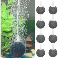 Air Stones for Fish Tanks, 8 PCS Pond Air Stones, Airstones for Aquariums, Aquarium Air Stone Easy to Sink, Pond Aerator Stone, Air Stones for Pond for Air Pumps Fish Tanks Small Buckets and Ponds