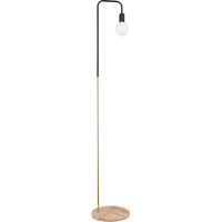 Stehlampe mit Marmorsockel - Wohnzimmerlampe - Carlo Gold