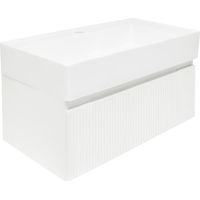 Swiss Aqua Technologies Mobile da bagno con lavabo SAT Evolution 78x30x44,8 cm bianco opaco (SATEVO80WMU2)