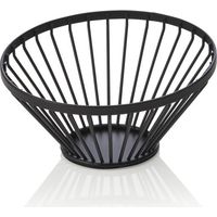 Panier buffet Ø 15 cm H 7,5 cm noir revêtu poudre métal - Was Germany