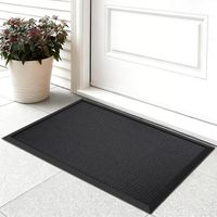 Tappetino da esterno, 5080 cm, basso profilo, antiscivolo, facile da pulire, per veranda coperta, ingresso, patio, giardino, esterno