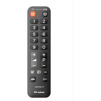 Meliconi Speedy 2+ Fernbedienung IR Wireless TV, TV-Tuner, Beistellgerät Drucktasten