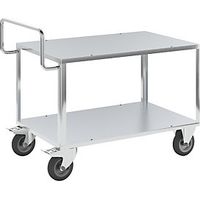 eurokraft pro Carrello di montaggio ESD 2 ripiani zincati