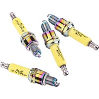 - Pack de 4 Bougies D'allumage, Bougie D'allumage Iridium pour Moto Scooter ATV Dirt Bike D8TC A7TC(A7TC)