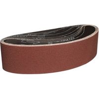 Nastri abrasivi 100x915 mm - 8 pezzi di nastro abrasivo grana 80 per levigatura e lucidatura con levigatrice a nastro portatile