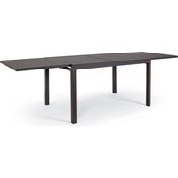 Tavolo allungabile "Samoa" in alluminio dogato da esterno per giardino e veranda -Tavolo 135/270 + 6 Poltrone / Taupè